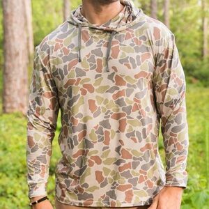 Burlebo Performance Hoodie - Driftwood Camo